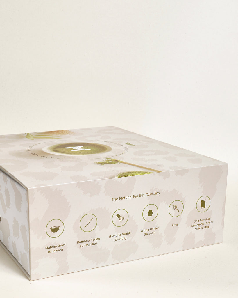 Complete Matcha set-gift box white – Matchaaaaa